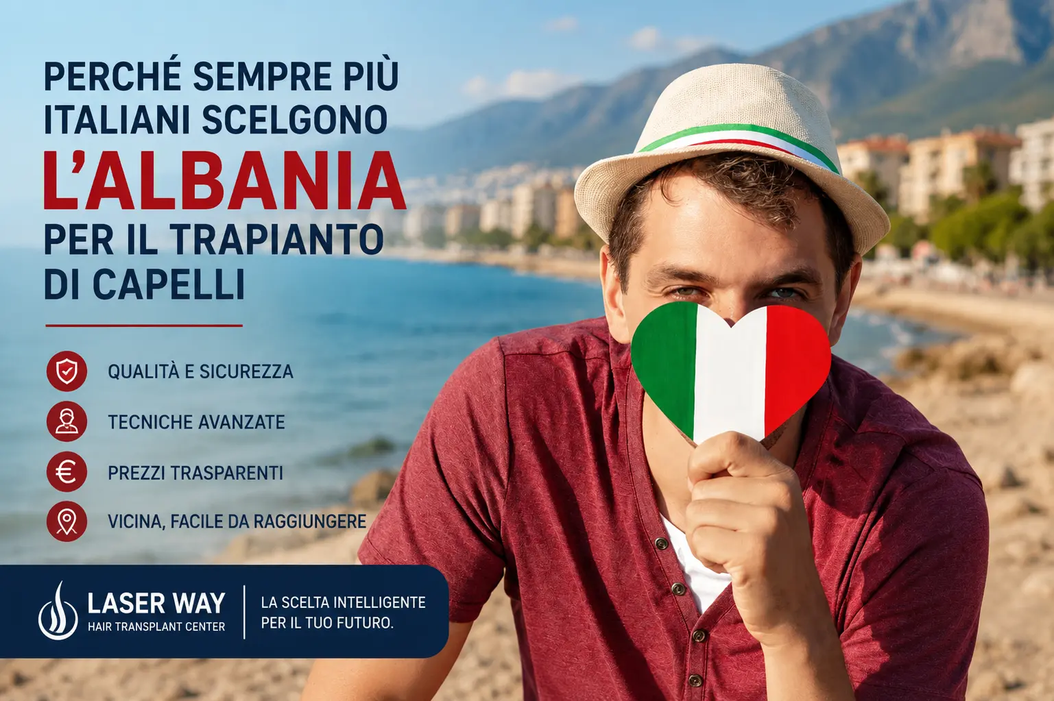 Perché sempre più italiani scelgono l’Albania per il trapianto di capelli